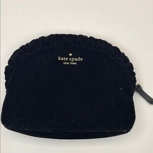 Kate Spade Black Velvet Clutch